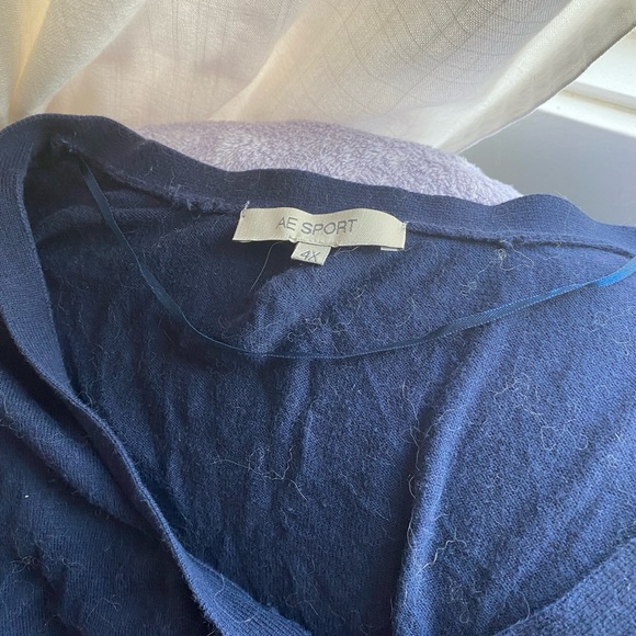 Blue cropped sweater 4x - Picture 2 of 4